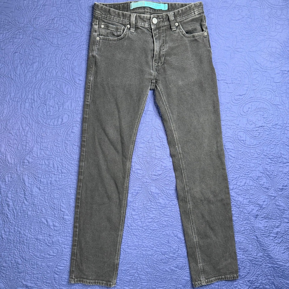 Rock and Roll Cowboy Revolver Slim Fit Straight Boot Jeans Black 30x34 Mens